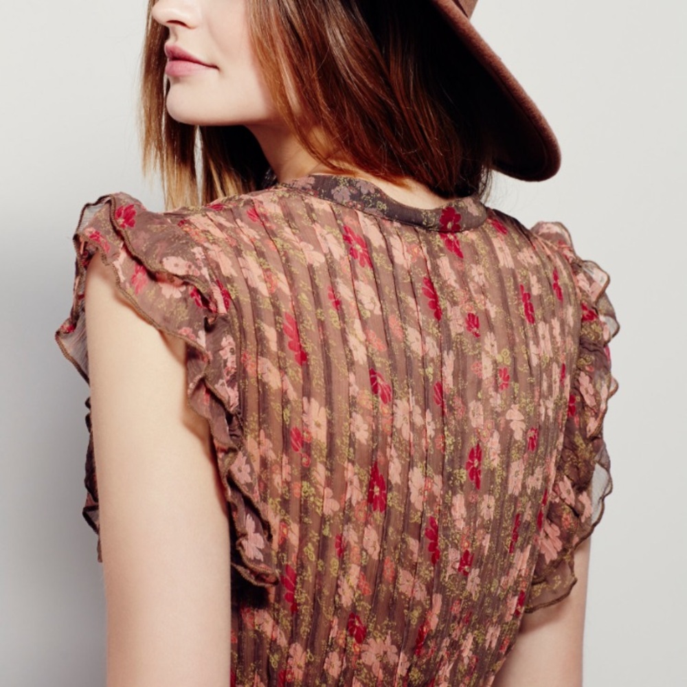 Free People Maxi Sheer Top Kimono - Picture 3 of 4